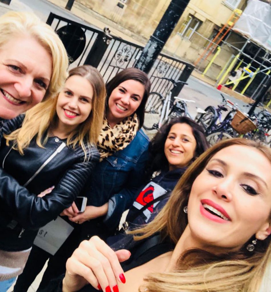 Style Coach students having fun in London - Selfie